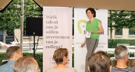 'Ik stond op, liep een rondje en binnen vijf passen wist ik wat ik wilde zeggen.'
