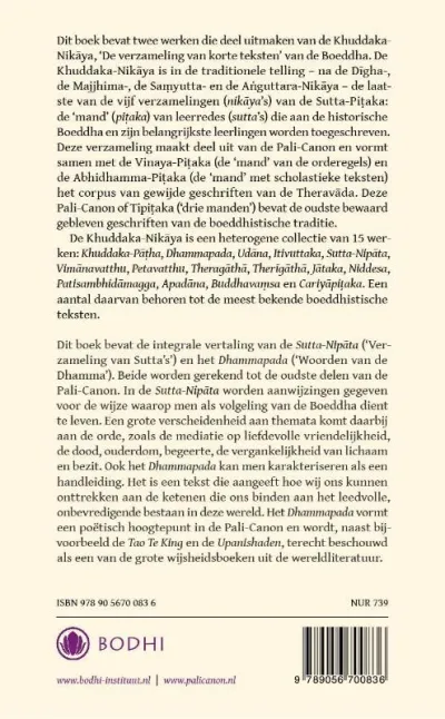 1 Sutta-Nipata en Dhammapada