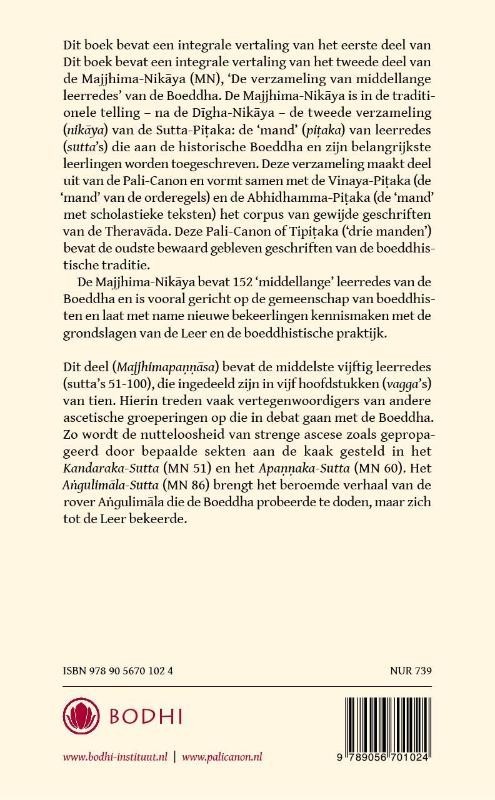 2 De middelste vijftig leerredes (Majjhimapannasa)