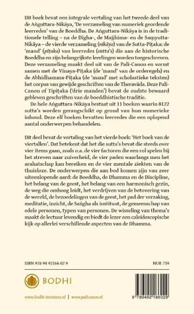 2 Het boek van de viertallen (Catukka-Nipata)