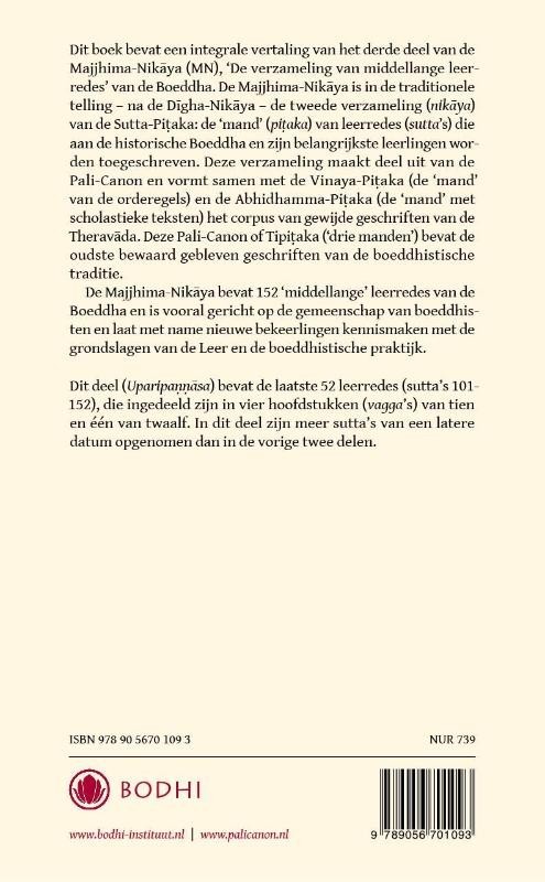 3 De laatste vijftig leerredes (Uparipannasa)
