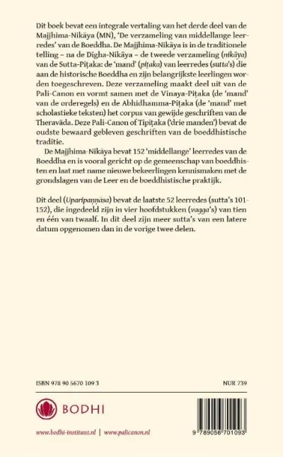 3 De laatste vijftig leerredes (Uparipannasa)