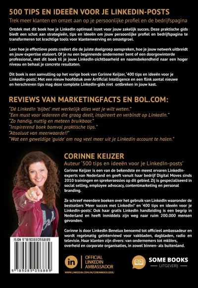 500 tips en ideeën voor je LinkedIn-posts