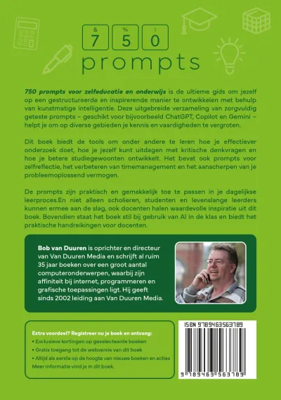 750 prompts voor zelfeducatie en onderwijs
