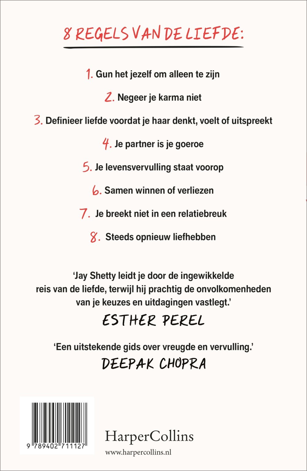 8 regels van de liefde