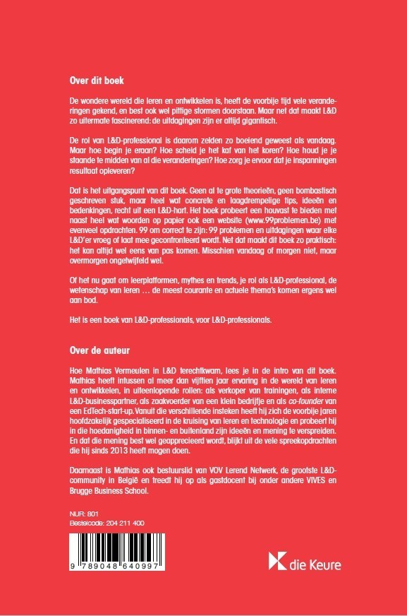99 problemen en L&D is er (g)een van