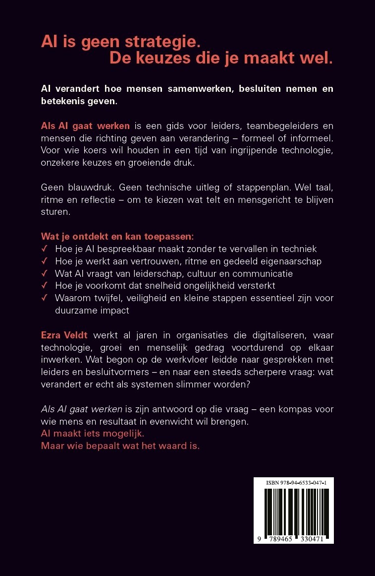 Als AI gaat werken