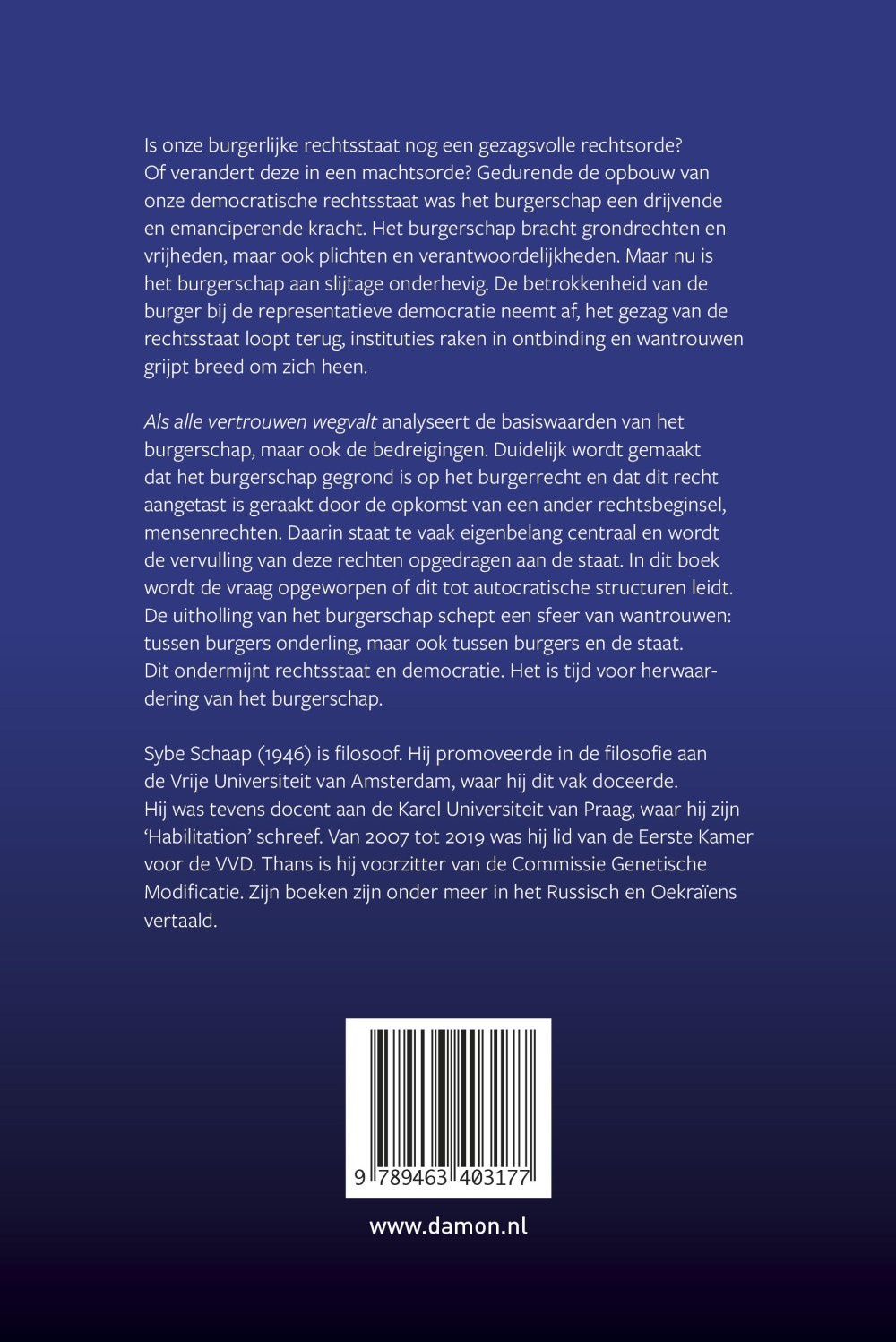 Als alle vertrouwen wegvalt