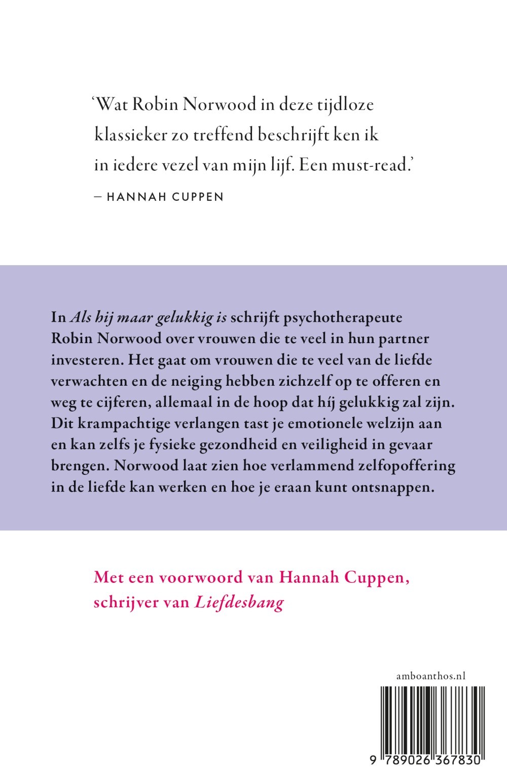 Als hij maar gelukkig is