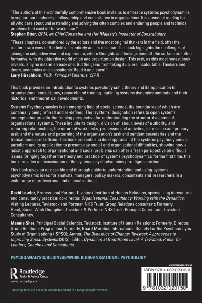 An Introduction to Systems Psychodynamics