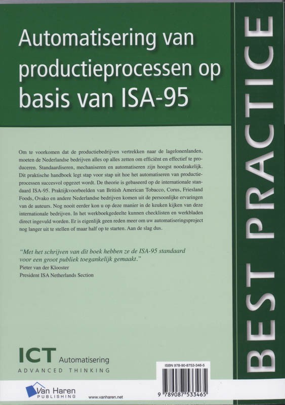 Automatisering van productieprocessen op basis van ISA-95