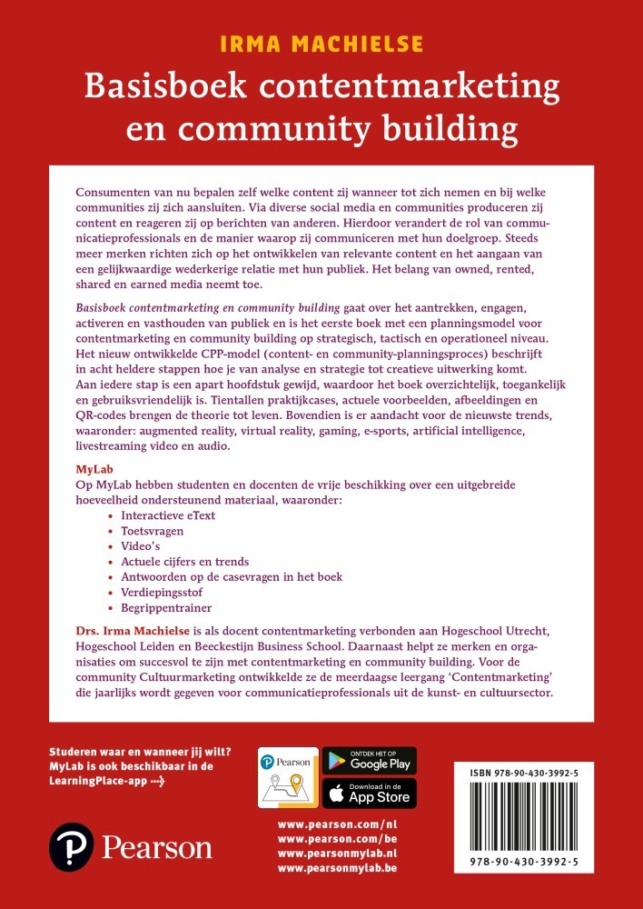 Basisboek contentmarketing en community building met MyLab NL toegangscode