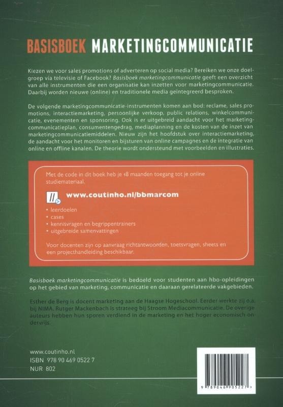 Basisboek marketingcommunicatie