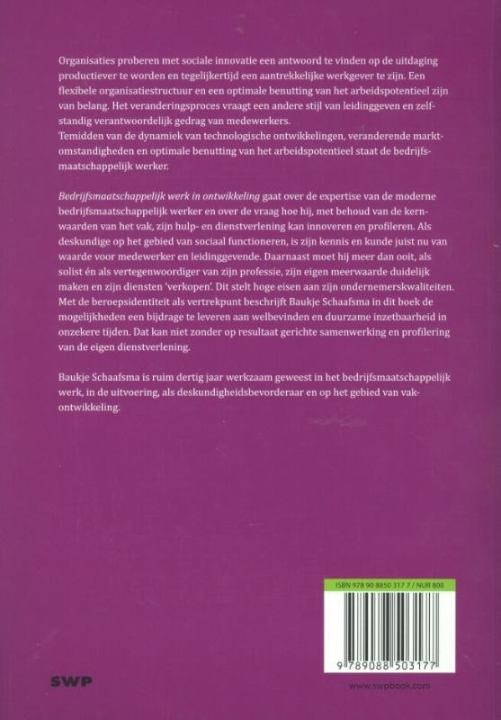 Bedrijfsmaatschappelijk werk in ontwikkeling