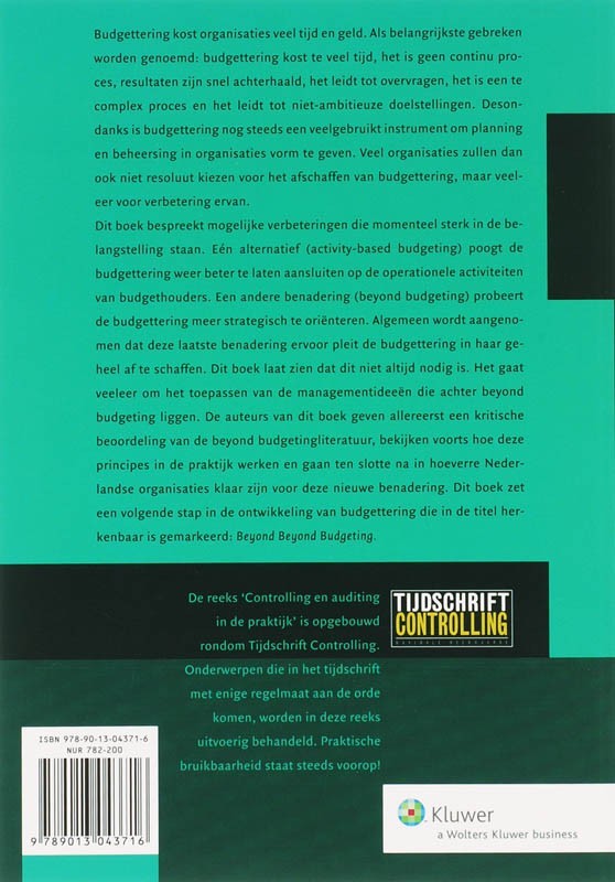 Beyond Beyond Budgeting