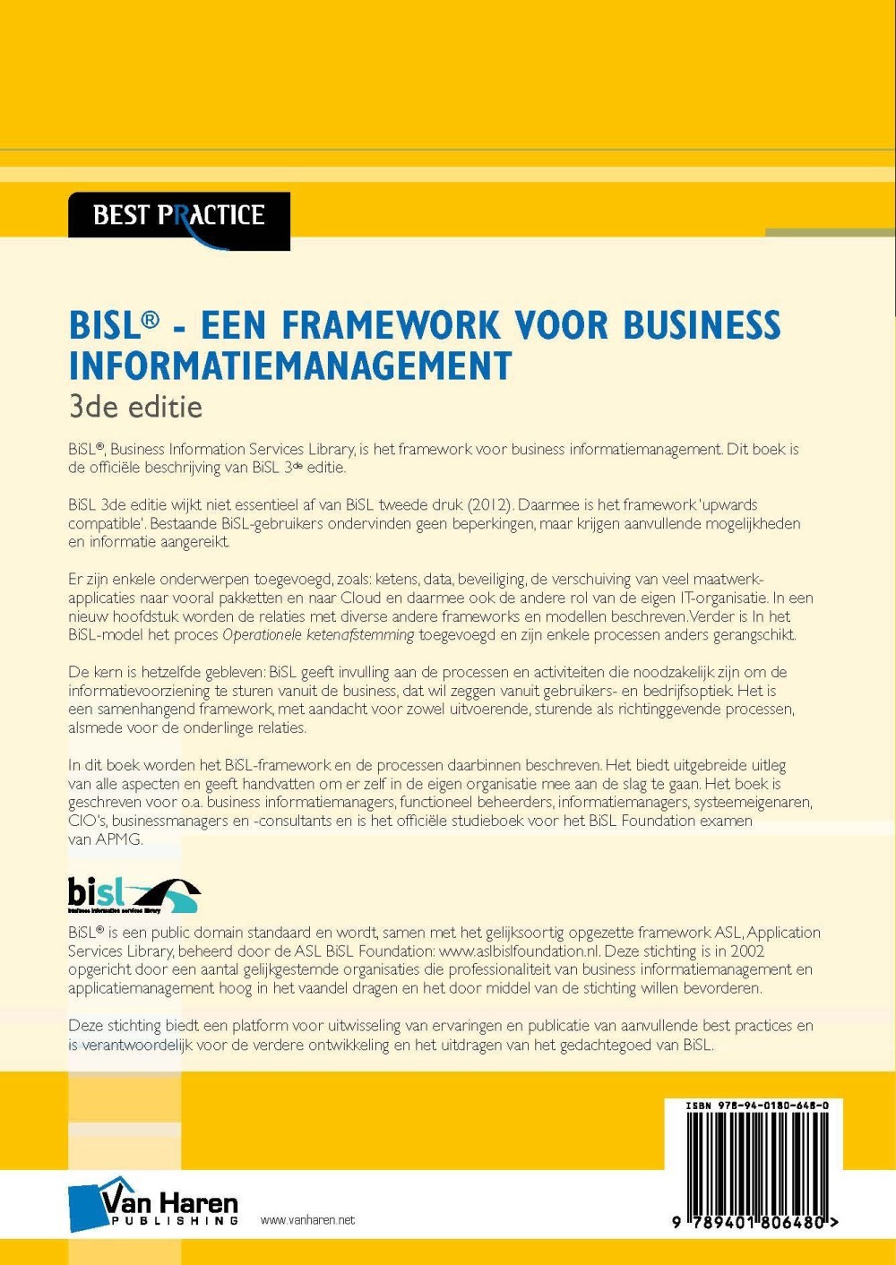 BISL. Een framework voor business informatiemanageme