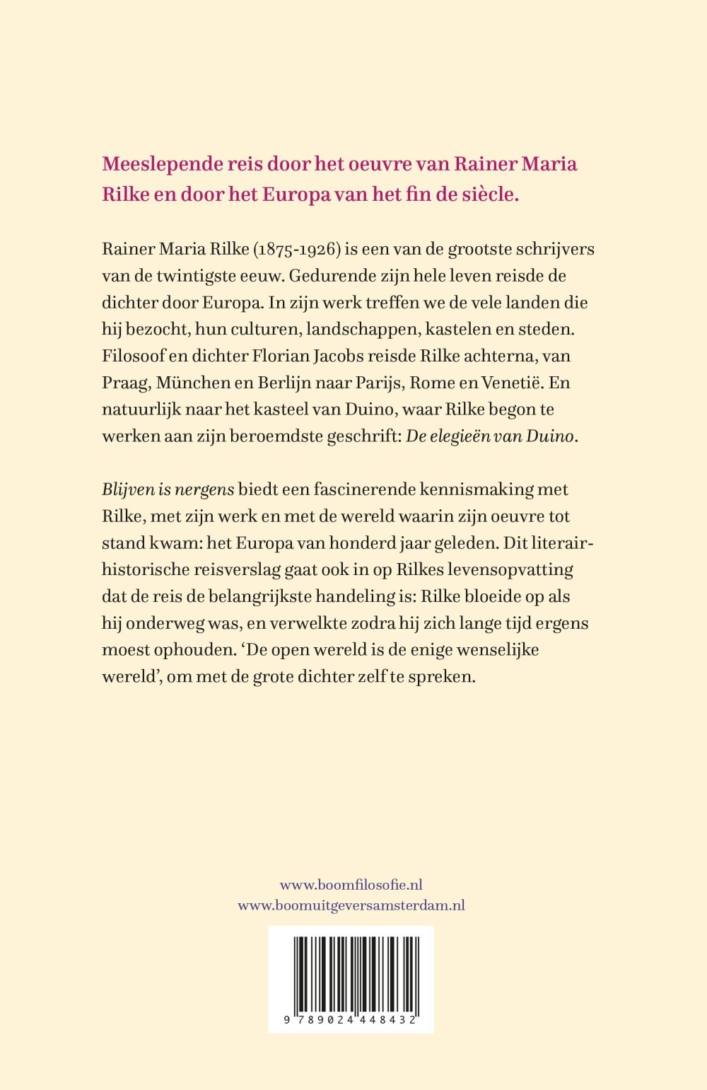 Blijven is nergens