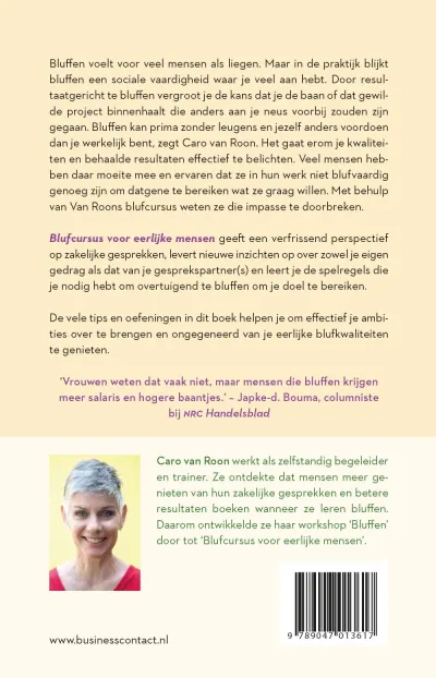 Blufcursus voor eerlijke mensen