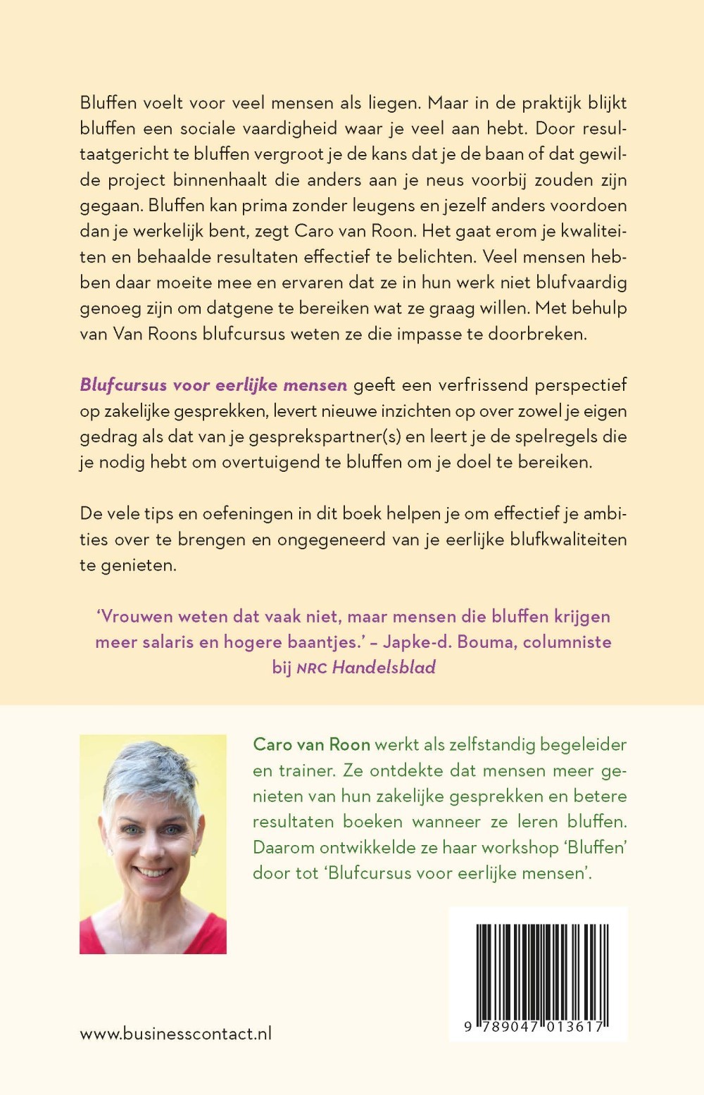 Blufcursus voor eerlijke mensen
