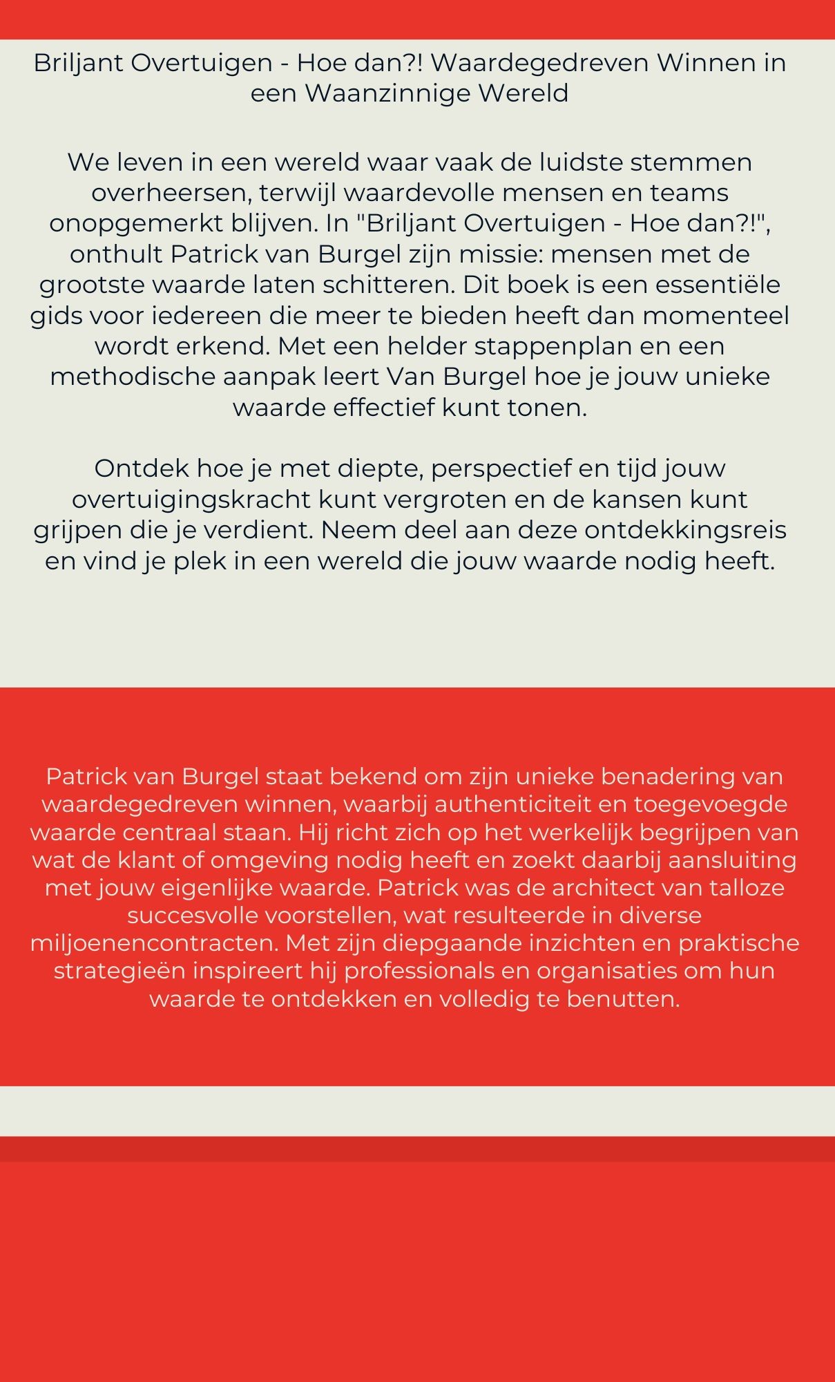 Briljant Overtuigen - Hoe dan?!