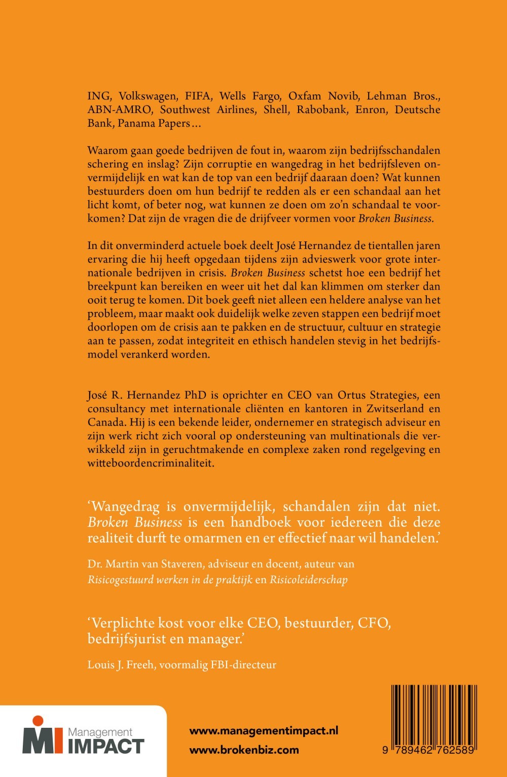 Broken Business: Fraude, crisis en herstel