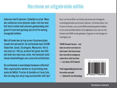 Businessplan op 1 A4