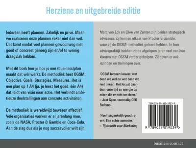 Businessplan op 1 A4