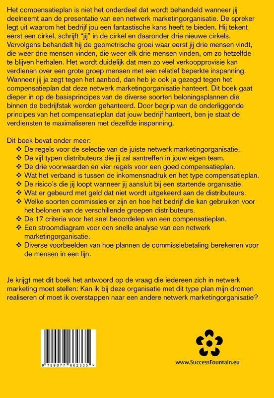 Compensatieplannen in netwerk marketing