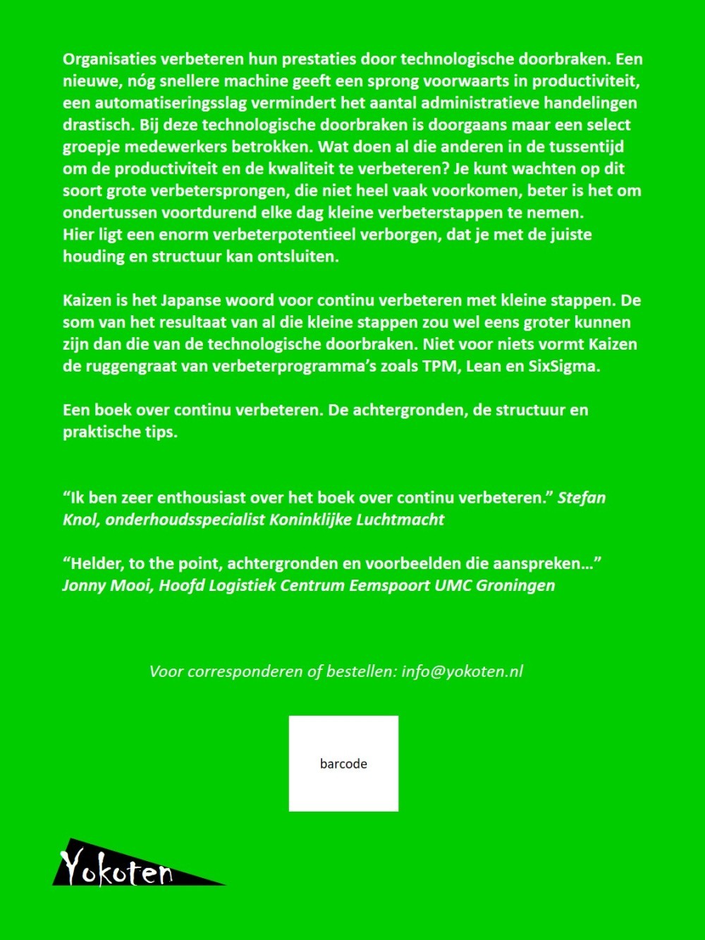 Continu verbeteren met kaizen