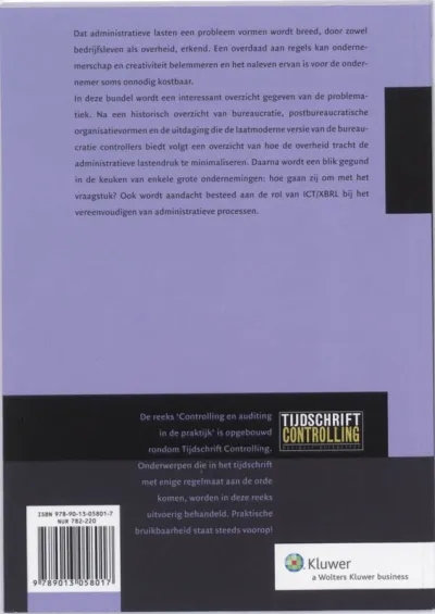 Controller en administratieve lasten
