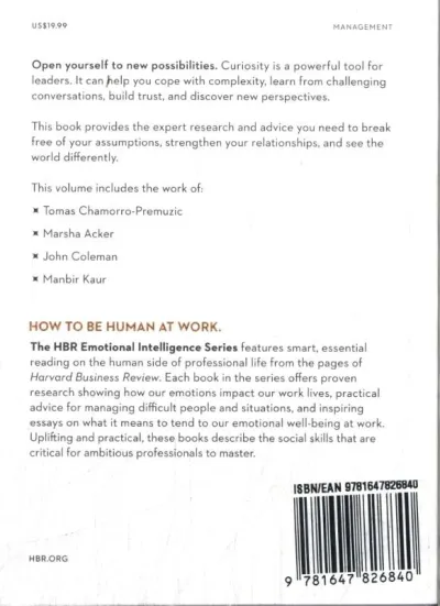 Curiosity (HBR Emotional Intelligence Series)