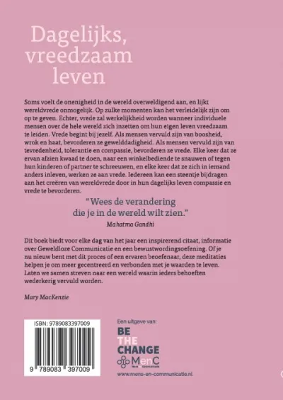 Dagelijks vreedzaam leven
