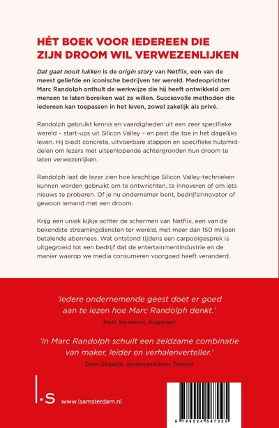 Dat gaat nooit lukken