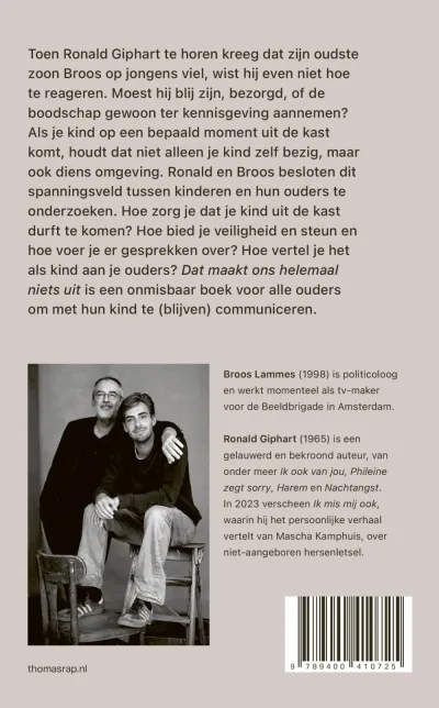 Dat maakt ons helemaal niets uit