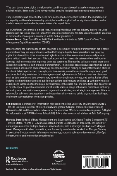 Data Analytics and Digital Transformation