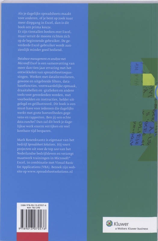 Database management en analyses met Microsoft Excel