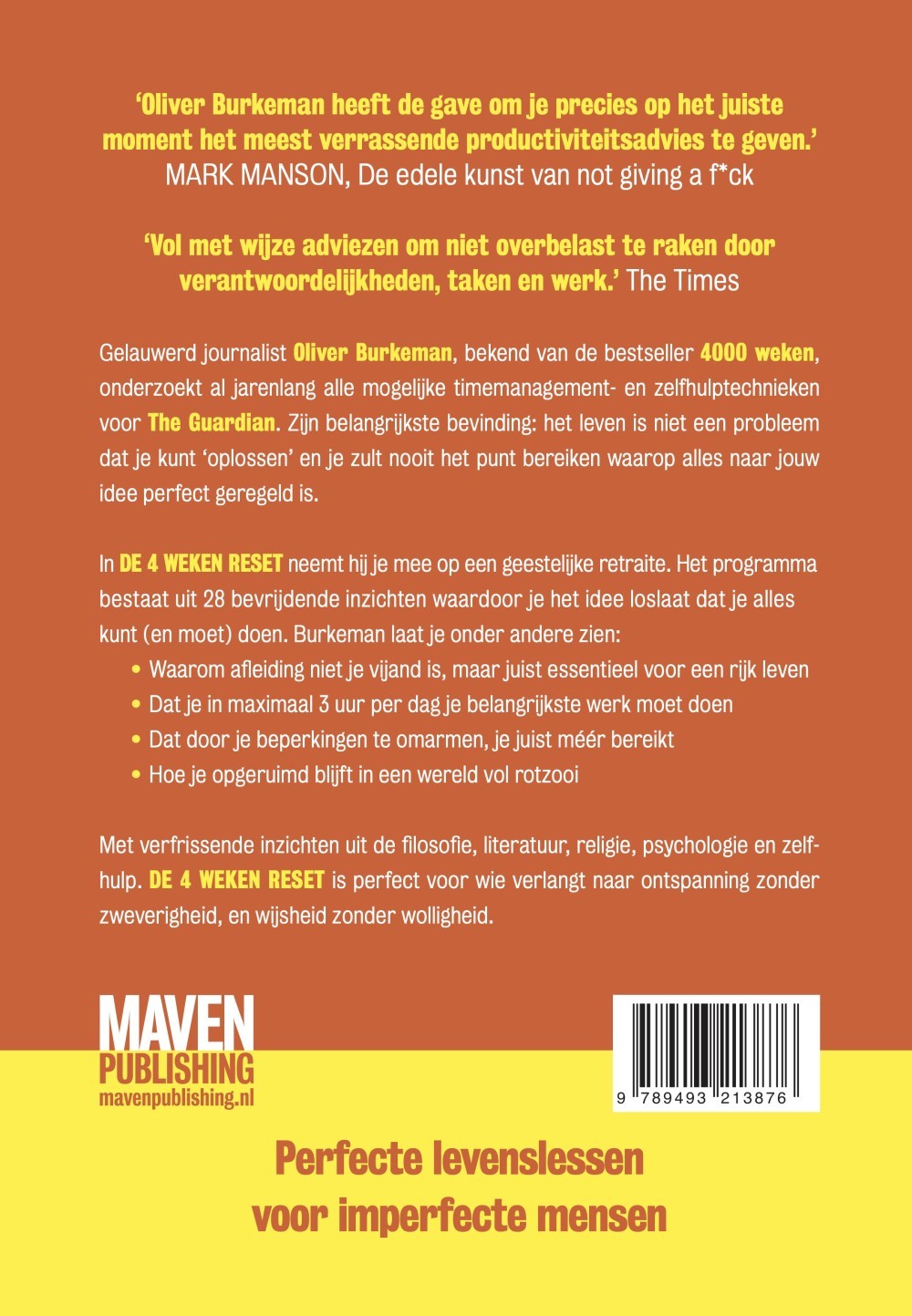De 4 weken reset