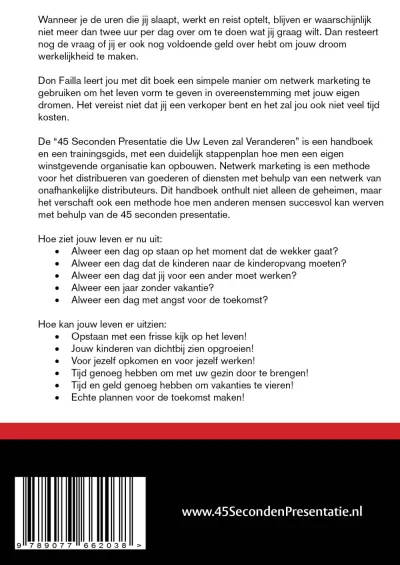 De 45 seconden presentatie die uw leven zal veranderen