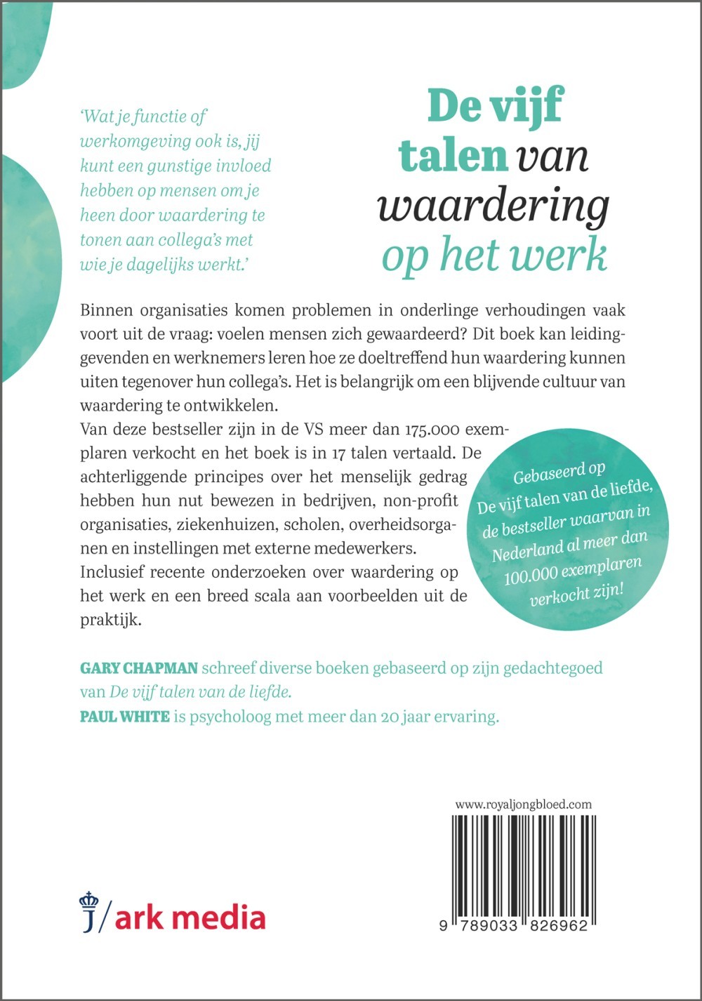 De 5 talen van waardering op het werk