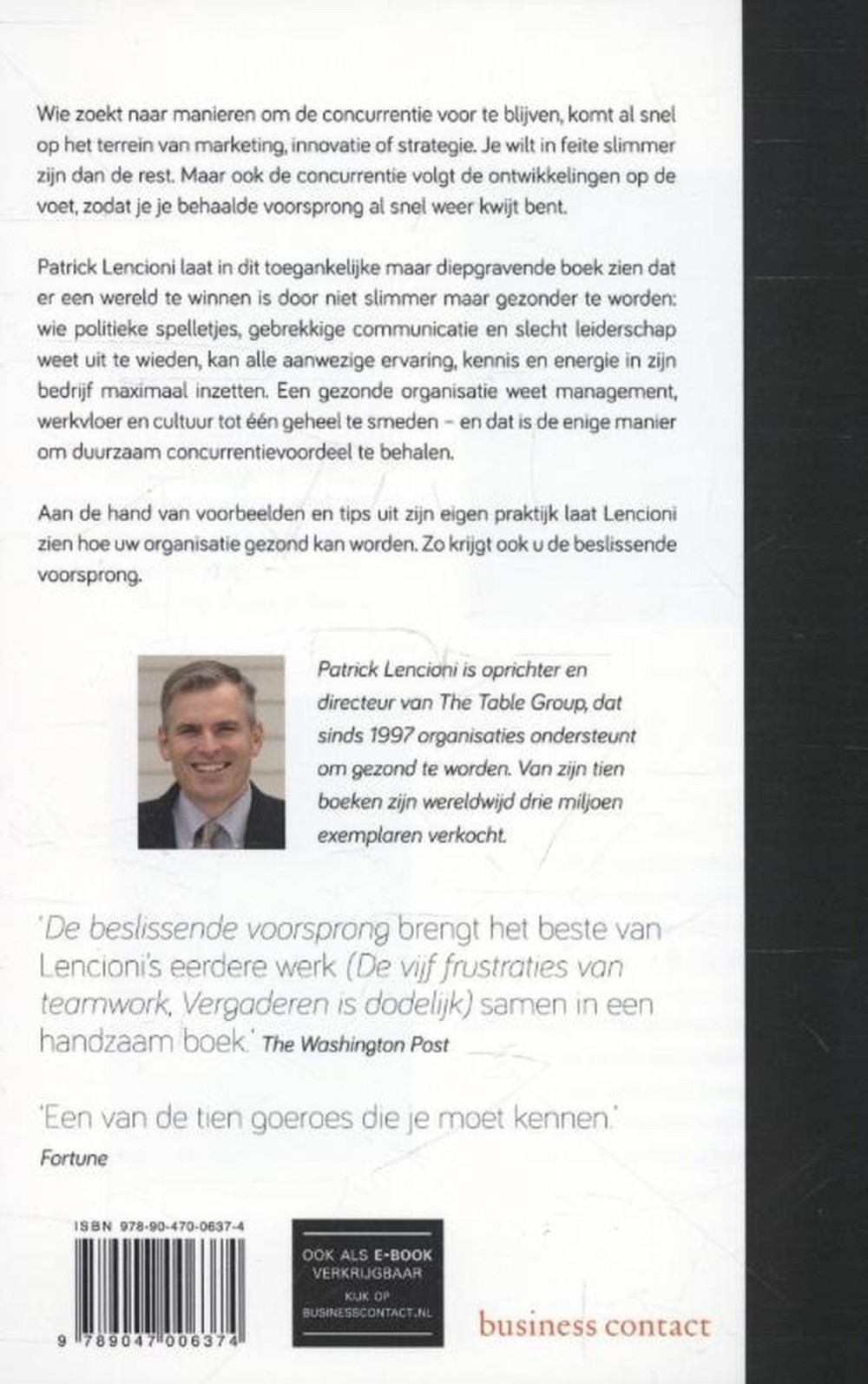 De beslissende voorsprong