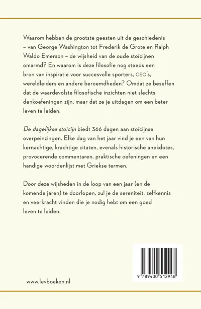 De dagelijkse stoïcijn