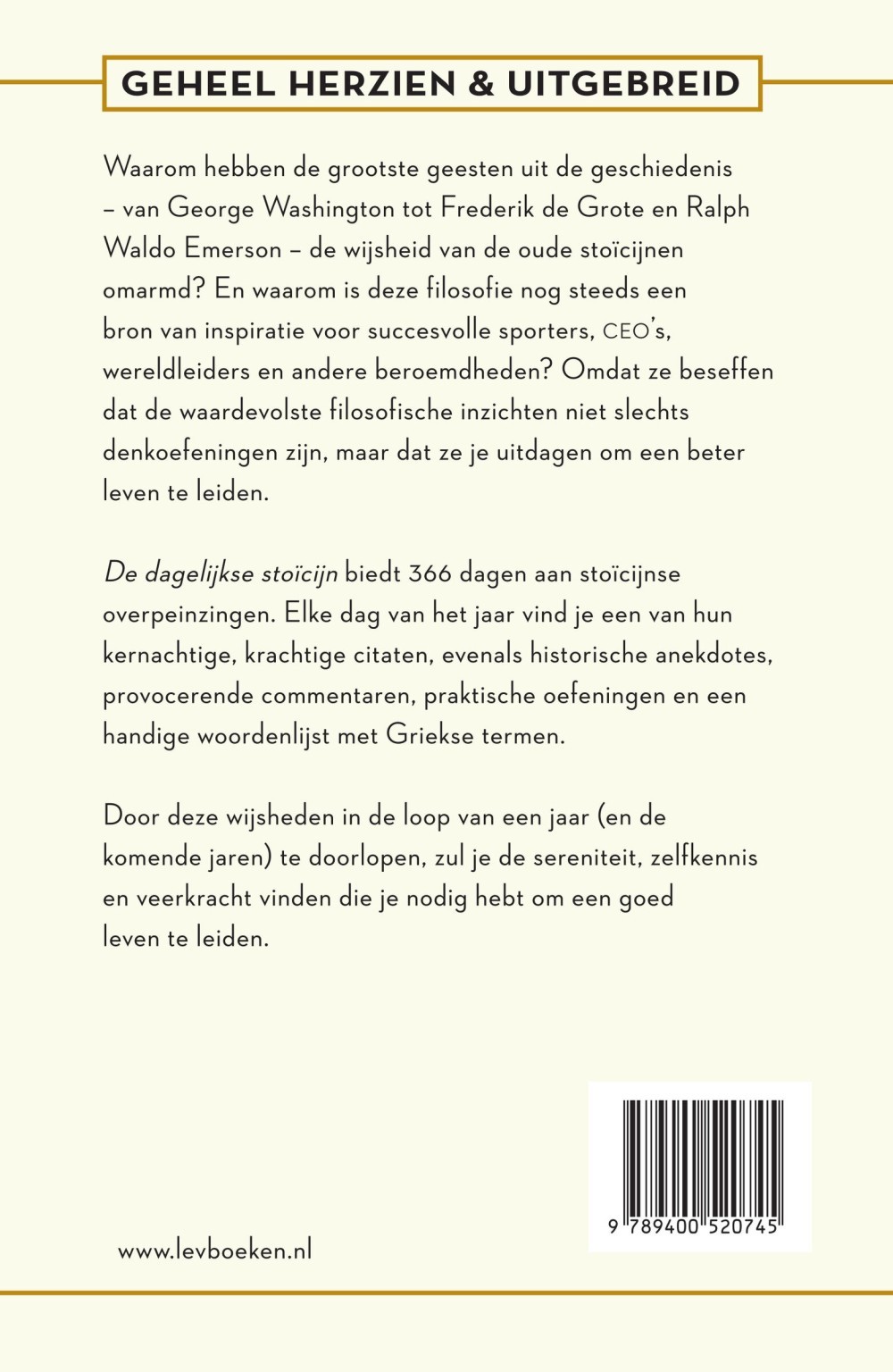De dagelijkse stoïcijn