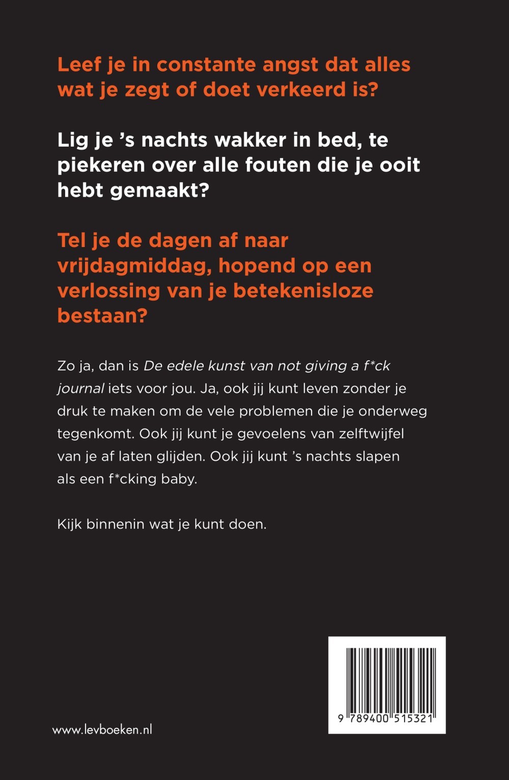 De edele kunst van not giving a f*ck journal