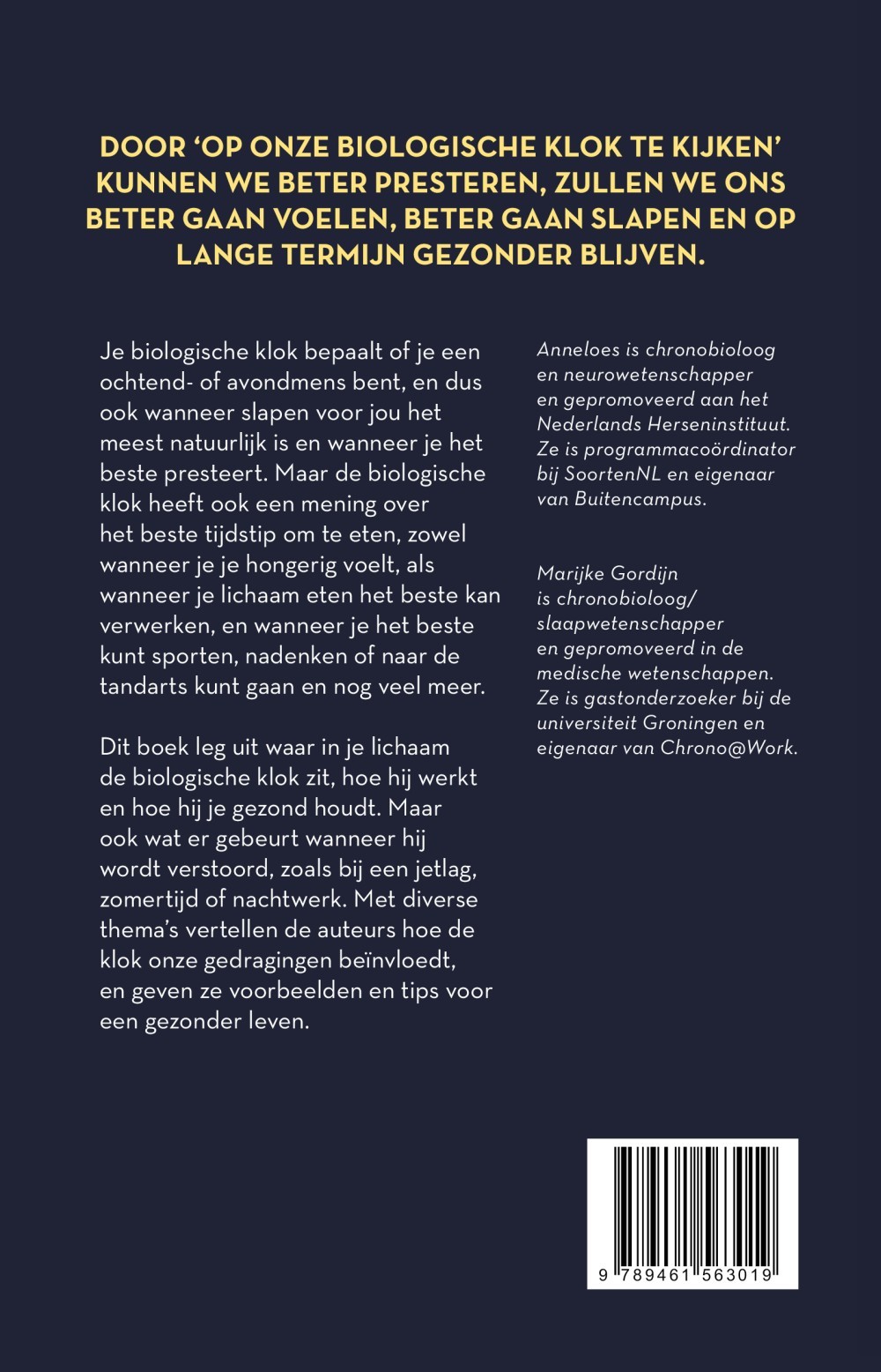 De klok met duizend wijzers