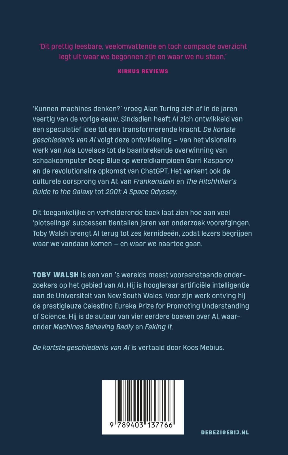 De kortste geschiedenis van AI