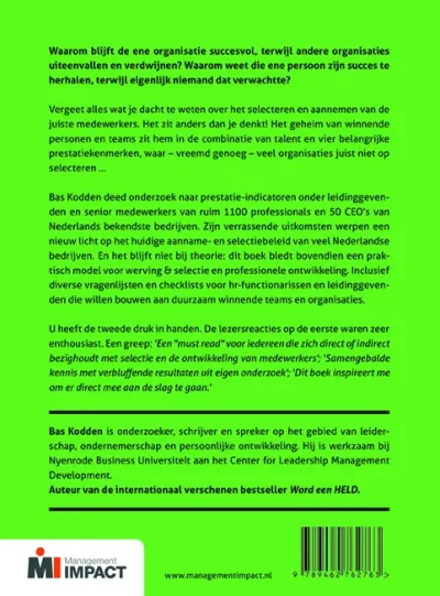 De kunst van duurzaam presteren