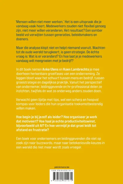 De meeste mensen willen werken