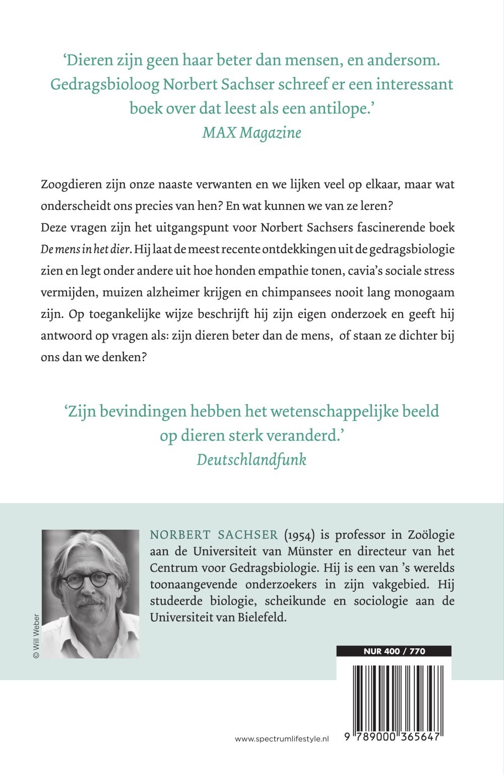 De mens in het dier