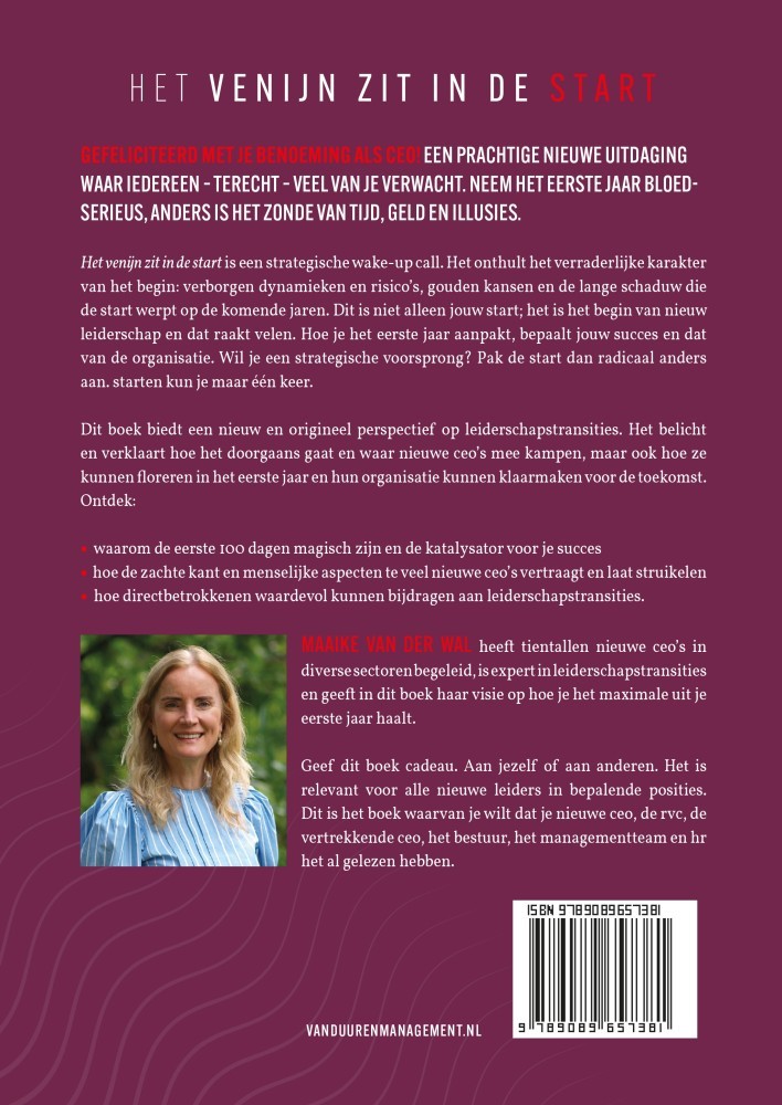 De nieuwe CEO