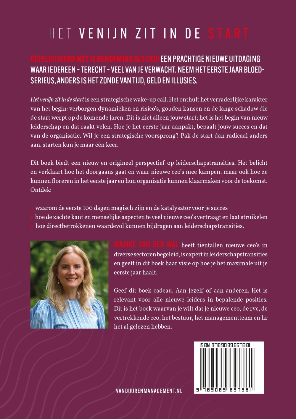 De nieuwe CEO